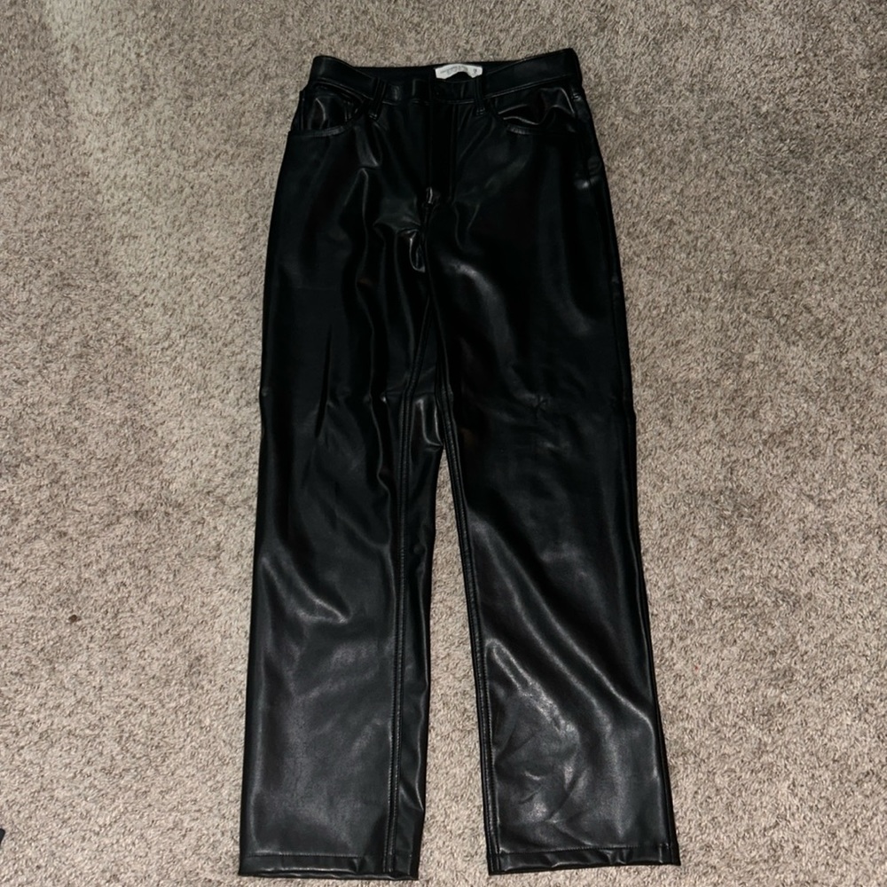 Abercrombie leather pants